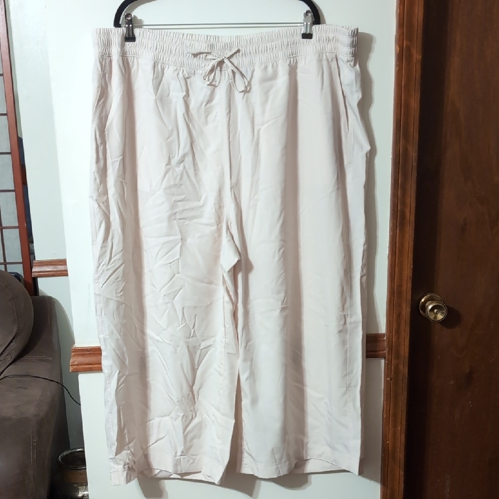 Women's Cream Track Pants
